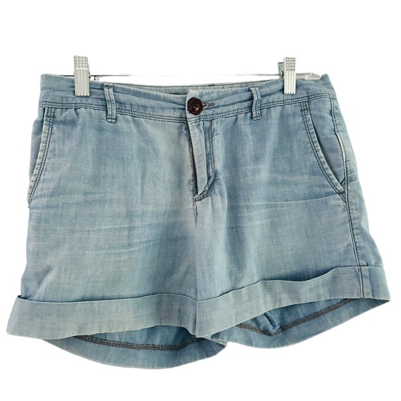 🖤💙Banana Republic Redoute: 2 Shorts Jeans USA2+ Linen USA4 with tags💙🖤 - Picture 4 of 8